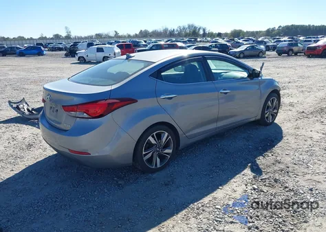 2014 Hyundai Elantra Limited z USA, uszkodzony, nr VIN KMHDH4AE8EU054573